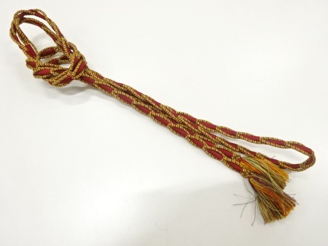 JAPANESE KIMONO / HAND-TIED OBIJIME